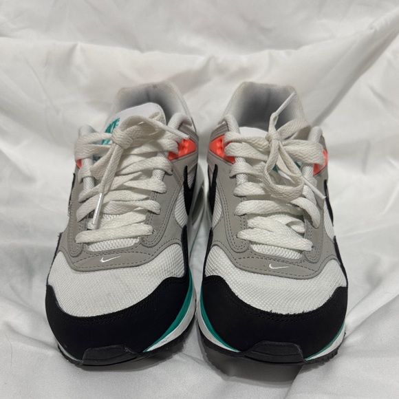 Nike Air Max White and Black with Orange Accents - Picture 2 of 6